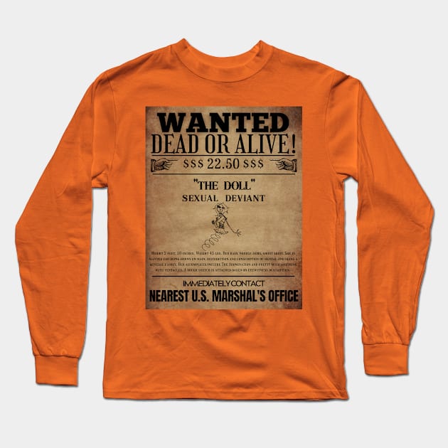 WANTED: THE DOLL Long Sleeve T-Shirt by ICFAMMPOD: THE TEEPUBLIC STORE 